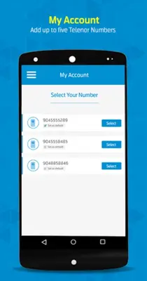 Telenor India android App screenshot 1