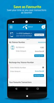 Telenor India android App screenshot 5