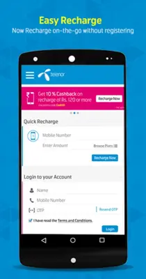 Telenor India android App screenshot 7